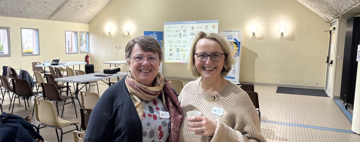 Catherine HENNEPEAUX (à gauche) et Anne GBIORCZYK (à droite)